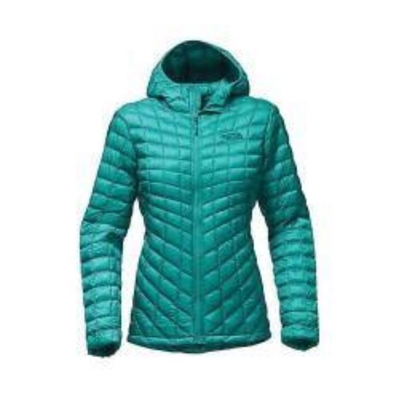 The North Face Jackets & Blazers - The North Face | thermo ball hoodie pool green